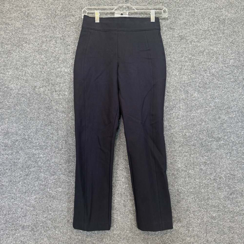 Spanx The Perfect Pant Ankle Womens XS Blue Smoothing Workwear Chino Crop
